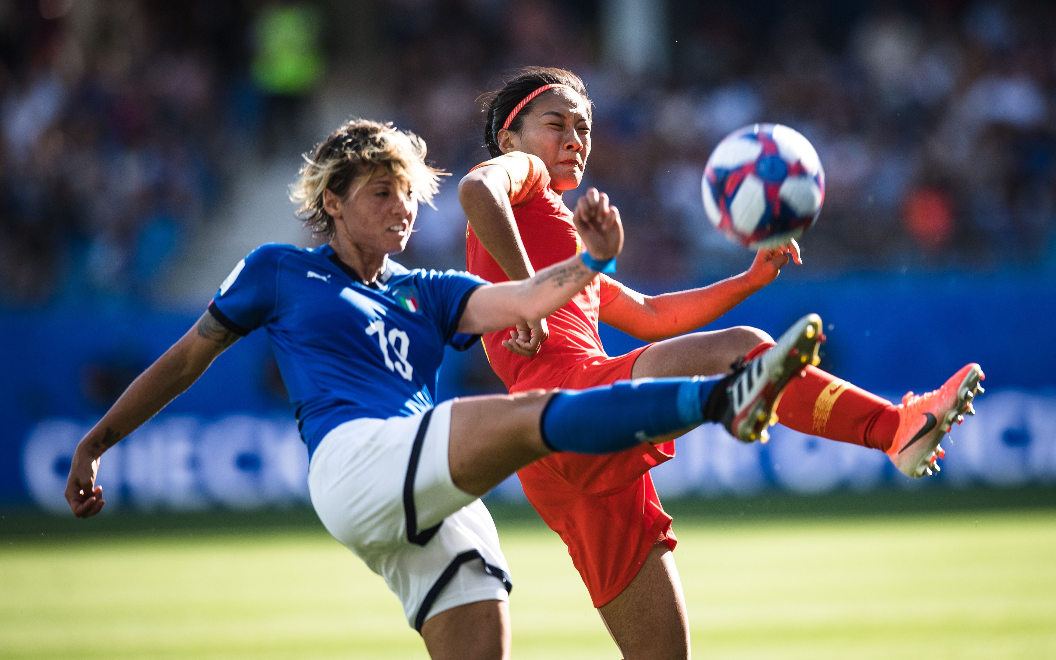 阿根廷女足展示高水平技术